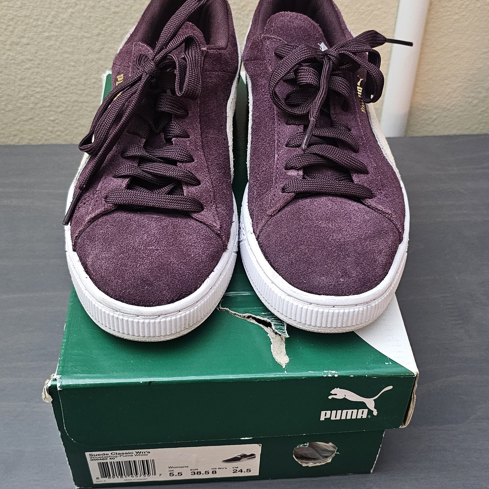 Puma Suede Sneakers in Purple